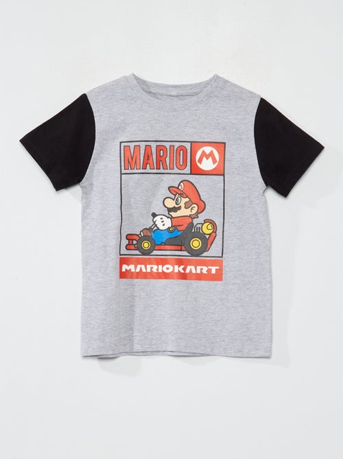 T-shirt 'Mário' de gola redonda - Kiabi