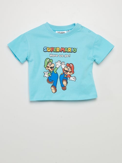 T-shirt 'Mario' de manga curta - Kiabi