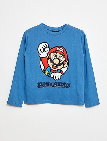 T-shirt 'Mario' em algodão