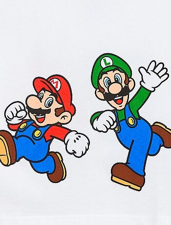 T-shirt 'Mario' em algodão