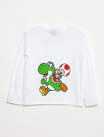 T-shirt 'Mario' em algodão