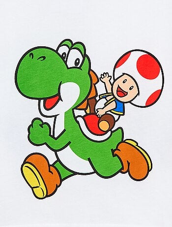 T-shirt 'Mario' em algodão