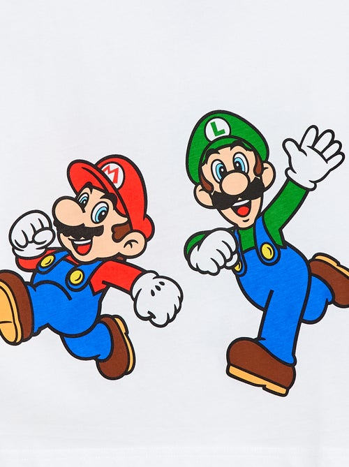 T-shirt 'Mario' em algodão - Kiabi