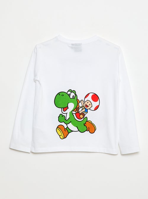 T-shirt 'Mario' em algodão - Kiabi