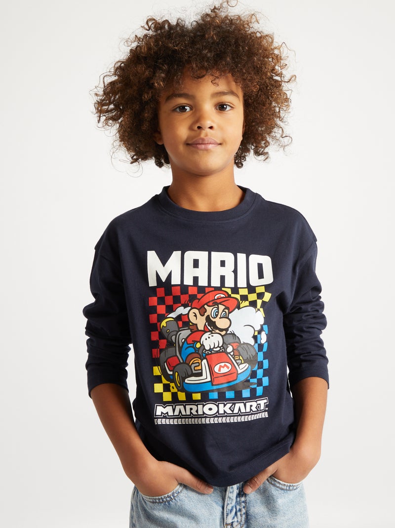 T-shirt 'Mario' 'Super Nintendo' AZUL - Kiabi