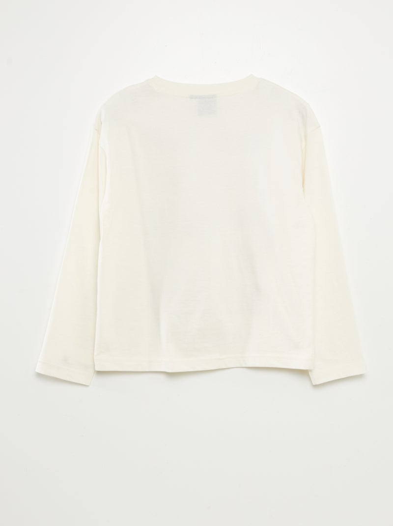 T-shirt 'Mario' 'Super Nintendo' Branco - Kiabi