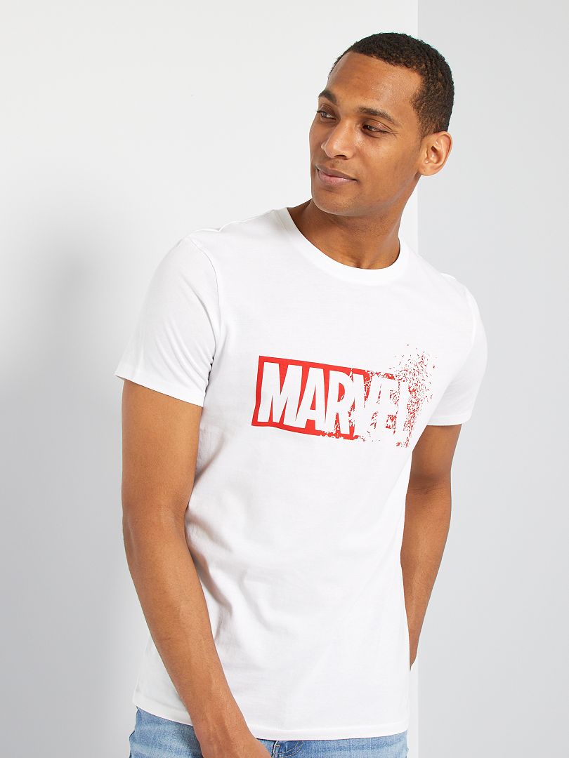 T-shirt 'Marvel' BRANCO - Kiabi