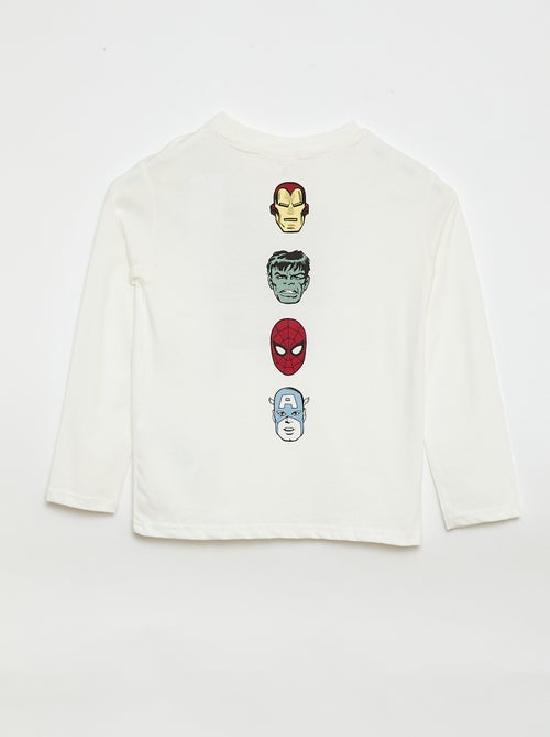 T-shirt 'Marvel' de manga comprida - Kiabi