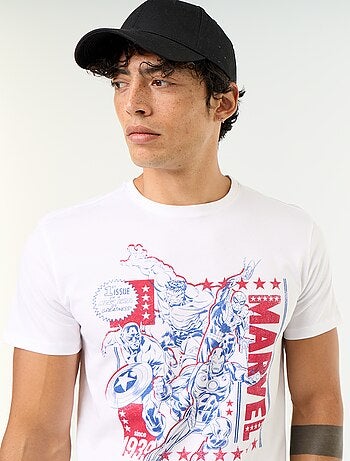 T-shirt 'Marvel' de manga curta
