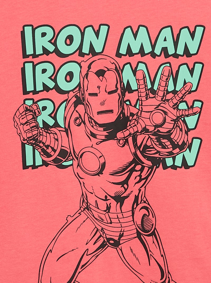 T-shirt 'Marvel' de manga curta Vermelho - Kiabi
