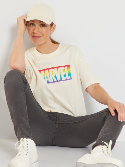 T-shirt 'Marvel' em jersey - Kiabi