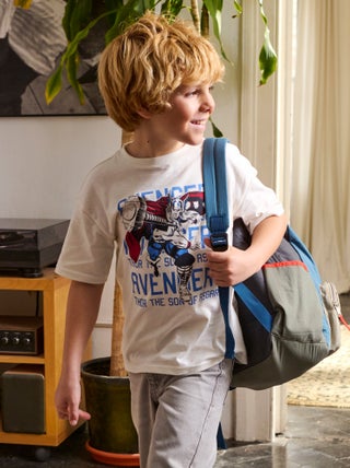 T-shirt 'Marvel' estampada de manga curta