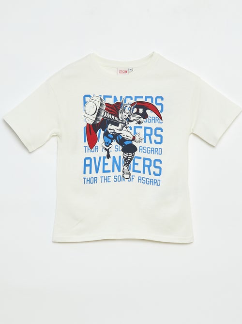 T-shirt 'Marvel' estampada de manga curta - Kiabi