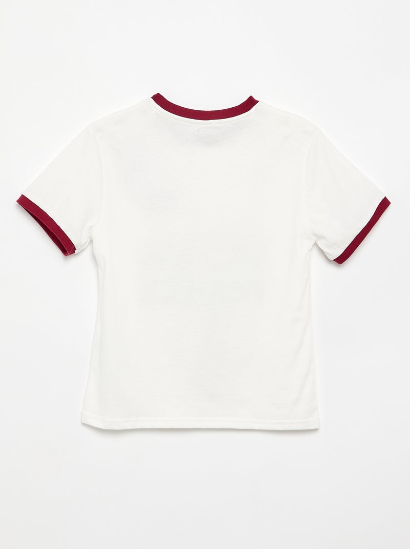 T-shirt "Marvel" "Spider-man" de manga comprida Branco - Kiabi