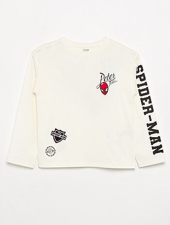 T-shirt 'Marvel' 'Spider-Man' de manga comprida