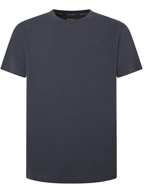 T-shirt masculina cinzenta escura pepe jeans contrast connor - Kiabi T-shirt masculina cinzenta escura pepe jeans contrast connor - Kiabi