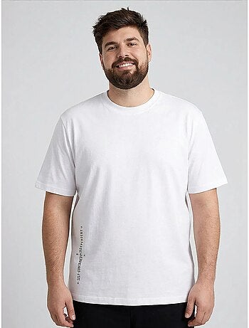 T-shirt masculina de algodão e elastano tommy