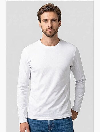T-shirt masculina de algodão e elastano tommy