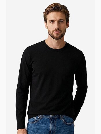 T-shirt masculina de algodão e elastano tommy
