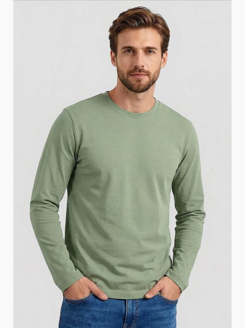 T-shirt masculina de algodão e elastano tommy - Kiabi T-shirt masculina de algodão e elastano tommy - Kiabi