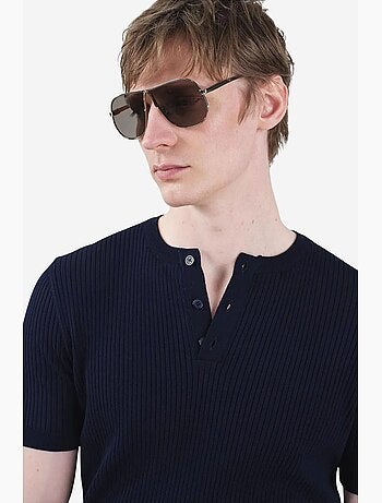T-shirt masculina de algodão e poliéster giesto