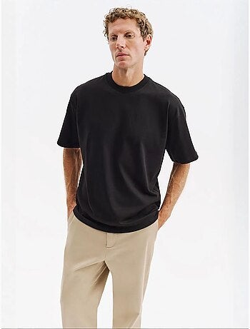 T-shirt masculina de algodão giesto
