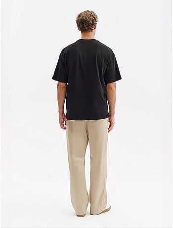 T-shirt masculina de algodão giesto