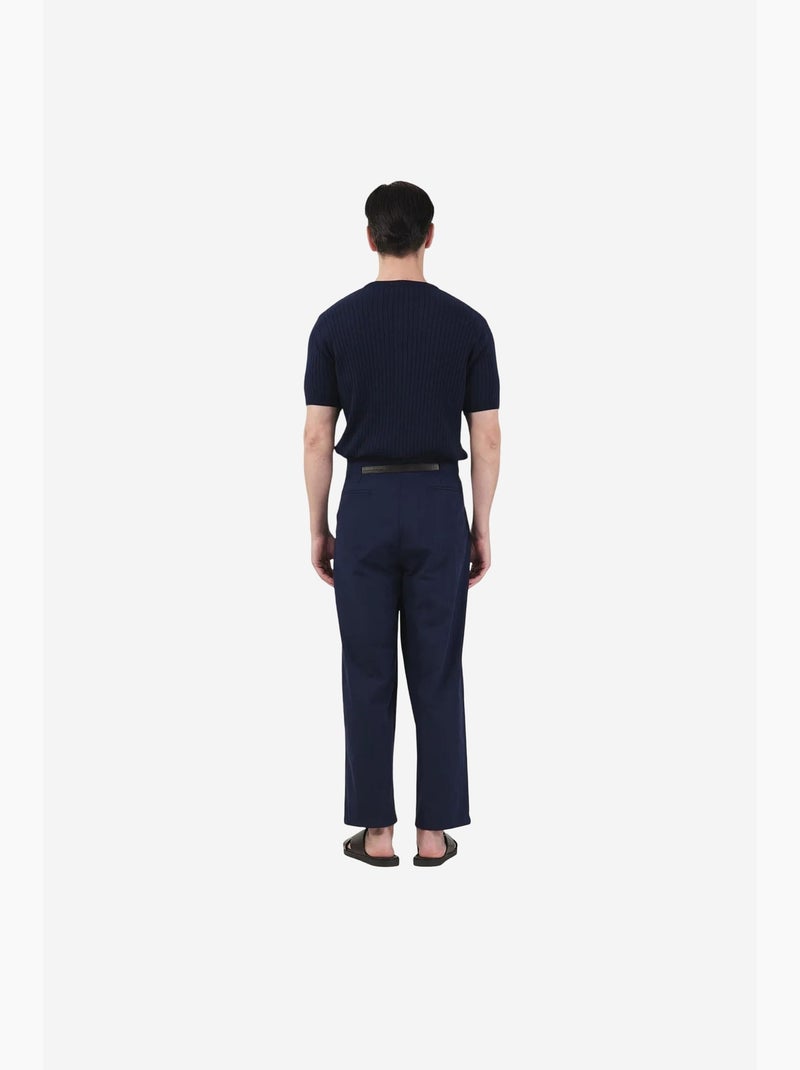 T-shirt masculina de viscose giesto Azul-marinho - Kiabi