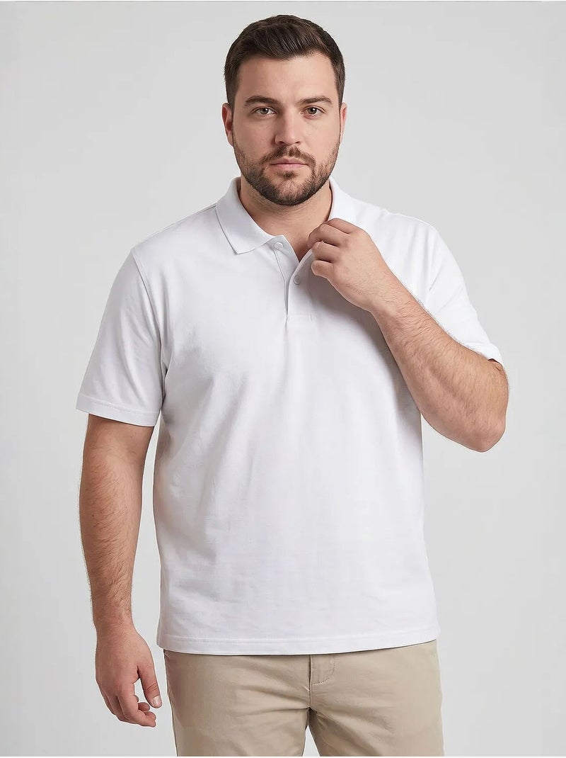T-shirt masculina em mistura de algodão tommy Azul-marinho - Kiabi