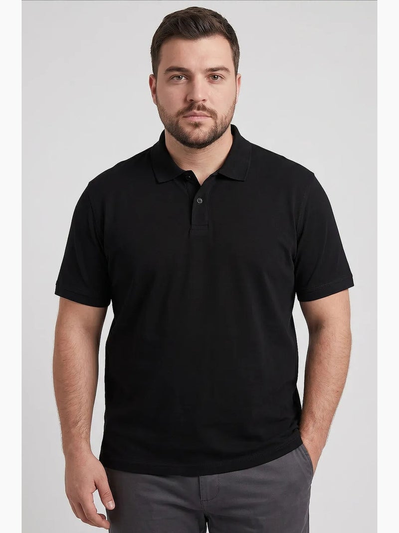 T-shirt masculina em mistura de algodão tommy Cinza-preto - Kiabi