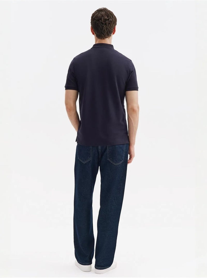 T-shirt masculina giesto Azul-marinho - Kiabi