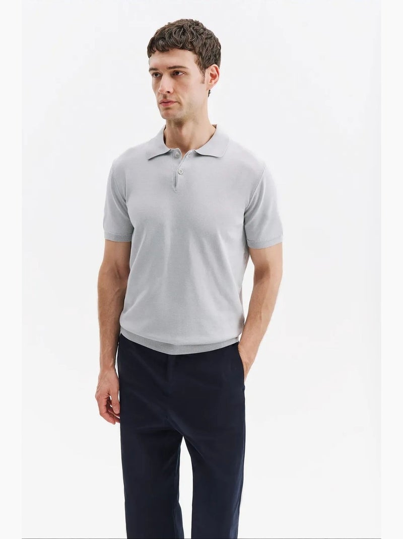 T-shirt masculina giesto Cinza claro - Kiabi