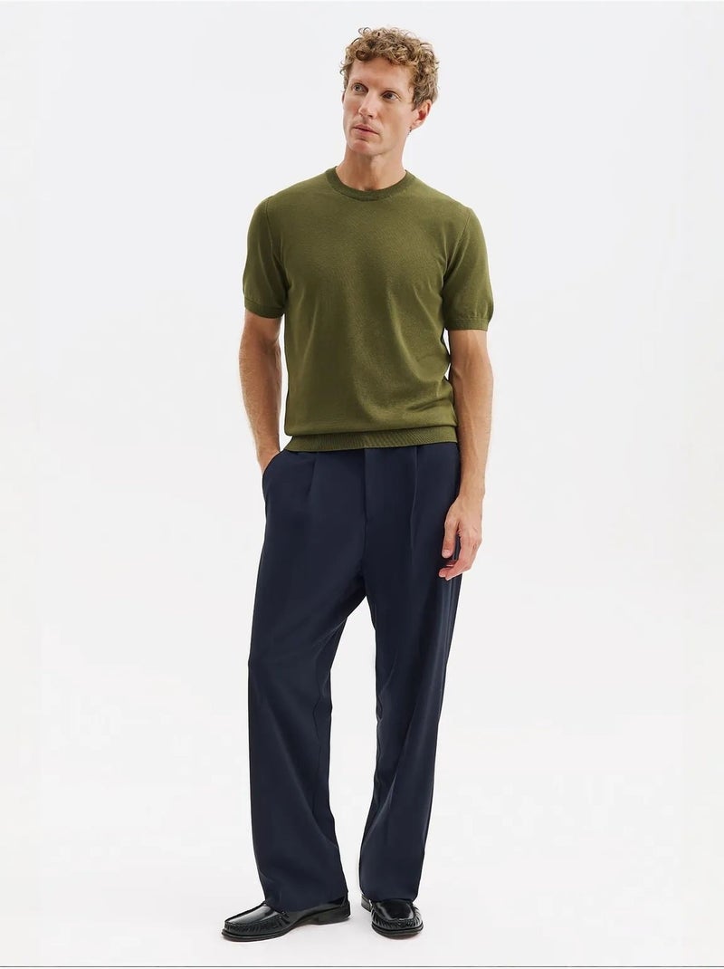 T-shirt masculina giesto Verde cáqui - Kiabi