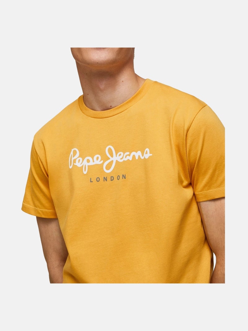 T-shirt Masculina Laranja Pepe Jeans Eggo N Amarelo - Kiabi