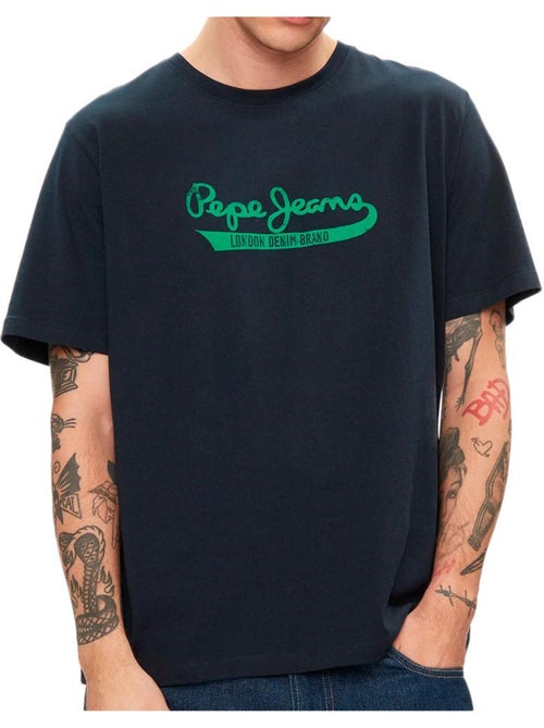 T-shirt Masculina Pepe Jeans Claude Azul Marinho - Kiabi T-shirt Masculina Pepe Jeans Claude Azul Marinho - Kiabi