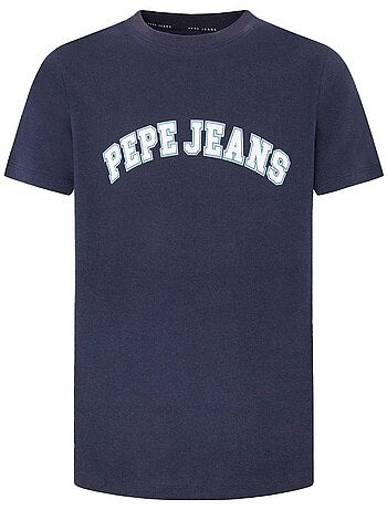T-shirt masculina pepe jeans clement azul marinho