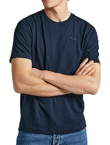 T-shirt Masculina Pepe Jeans Connor Azul Marinho