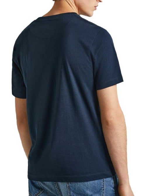 T-shirt Masculina Pepe Jeans Connor Azul Marinho - Kiabi