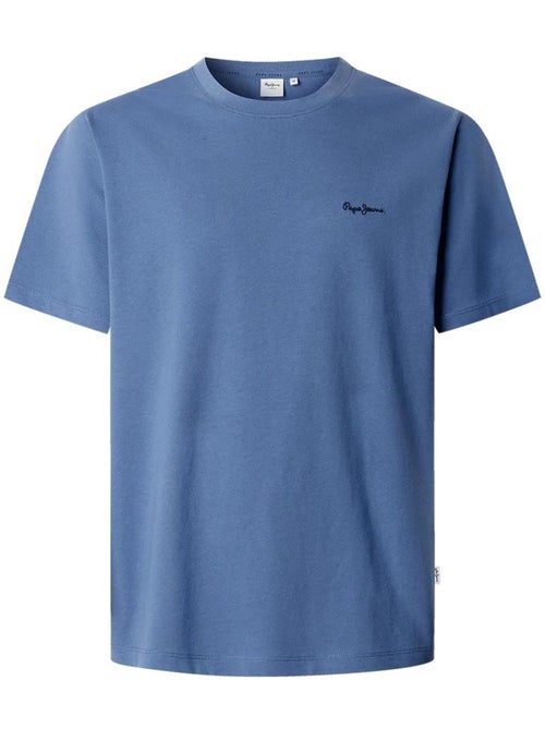 T-shirt masculina pepe jeans connor azul royal com contraste - Kiabi T-shirt masculina pepe jeans connor azul royal com contraste - Kiabi