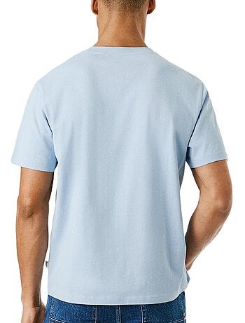 T-shirt masculina pepe jeans connor com contraste azul