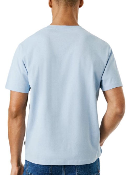 T-shirt Masculina Pepe Jeans Connor com Contraste Azul - Kiabi T-shirt Masculina Pepe Jeans Connor com Contraste Azul - Kiabi
