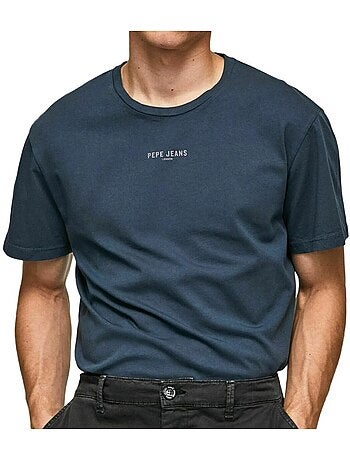 T-shirt Masculina Pepe Jeans Raevon Azul Marinho