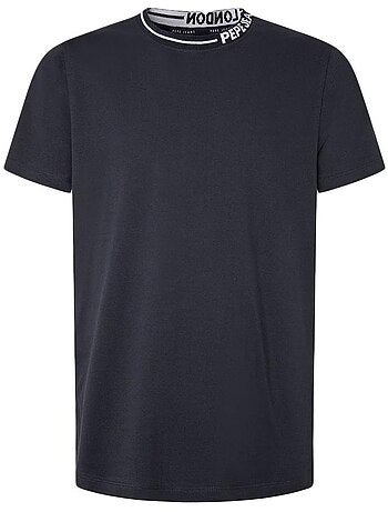 T-shirt Masculina Pepe Jeans Warian PM509117 Azul Marinho