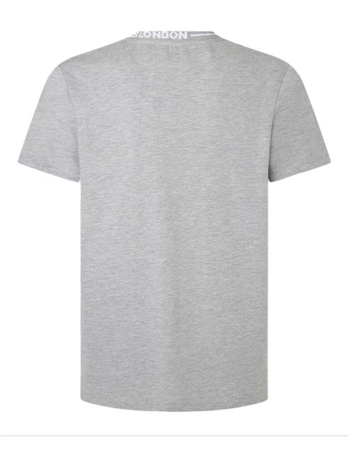 T-shirt Masculina Pepe Jeans Warian PM509117 Cinzenta - Kiabi