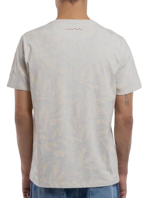 T-shirt masculina teddy smith areski cinzento/cru - Kiabi T-shirt masculina teddy smith areski cinzento/cru - Kiabi