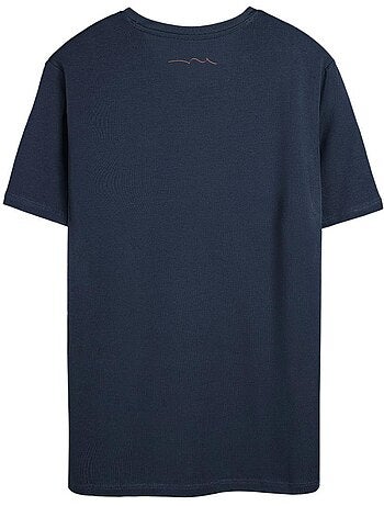 T-shirt masculina teddy smith tawax2 azul-marinho