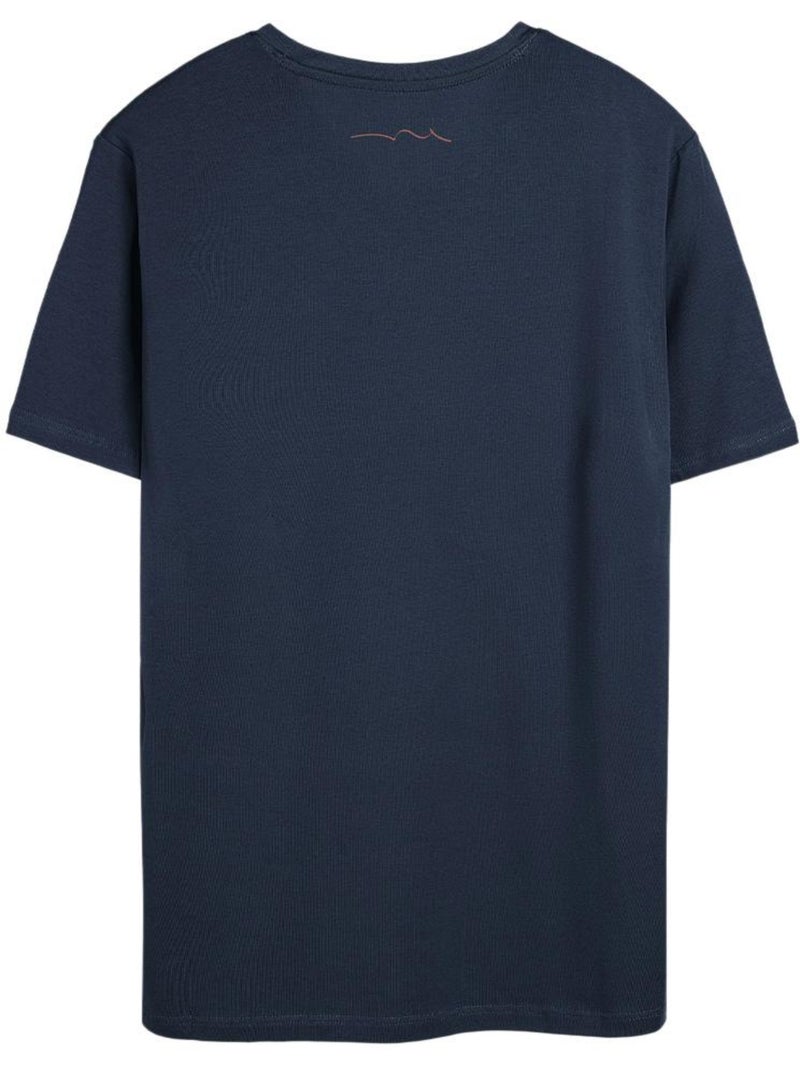 T-shirt Masculina Teddy Smith Tawax2 Azul-Marinho Azul-marinho - Kiabi