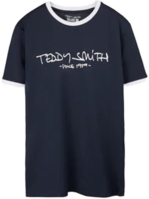 T-shirt masculina teddy smith ticlas azul marinho - Kiabi
