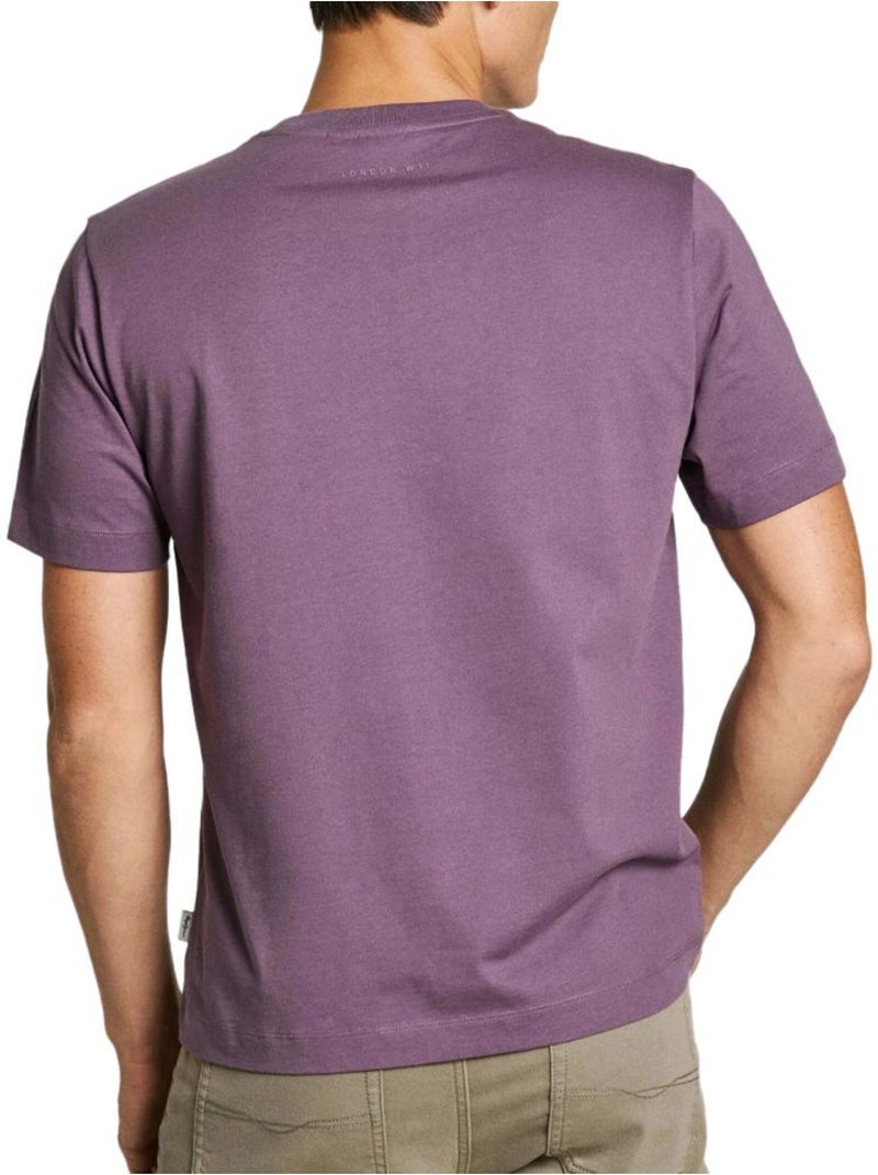 T-shirt Masculina Violeta Pepe Jeans Connor Roxo - Kiabi