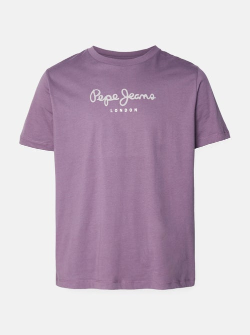 T-shirt Masculina Violeta Pepe Jeans Eggo SEB - Kiabi T-shirt Masculina Violeta Pepe Jeans Eggo SEB - Kiabi